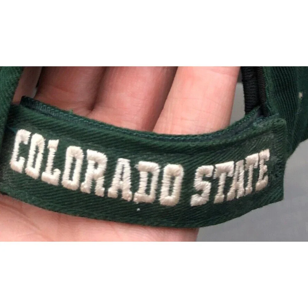 Colorado State Rams Hat Boys Adjustable Strap Green College Basketball Cap Youth